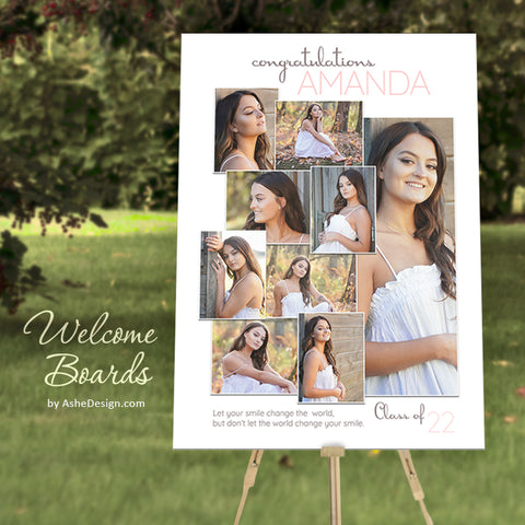 18x24 Welcome Board Collage - Your Smile