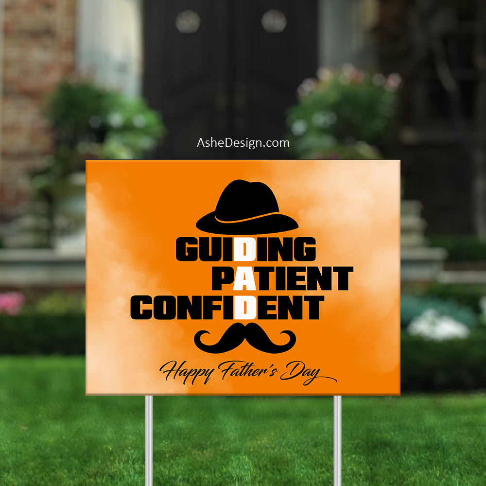 Lawn Sign 18x24 - Word Tree Dad