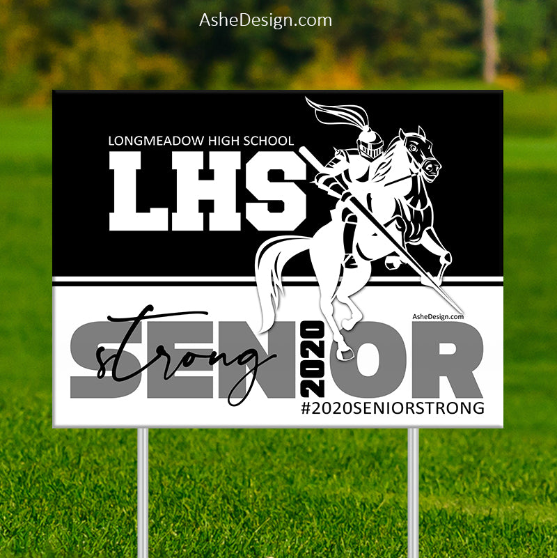 Lawn Sign 18x24 - 2020 Senior Strong Large Logo