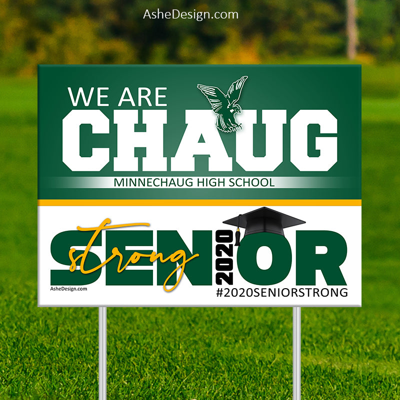 Lawn Sign 18x24 - 2020 Senior Strong Slogan