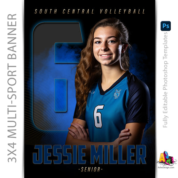 Sports Poster, Photoshop Template, Digital Background, Custom Banner, Senior Banner, photoshop sports, templates, sports templates, senior sports poster, photoshop services, custom poster, sports background, digital template