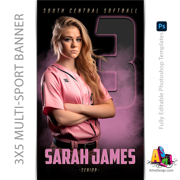 Sports Poster, Photoshop Template, Digital Background, Custom Banner, Senior Banner, photoshop sports, templates, sports templates, senior sports poster, photoshop services, custom poster, sports background, digital template