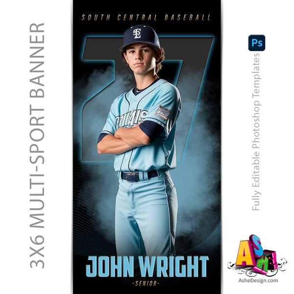 Sports Poster, Photoshop Template, Digital Background, Custom Banner, Senior Banner, photoshop sports, templates, sports templates, senior sports poster, photoshop services, custom poster, sports background, digital template