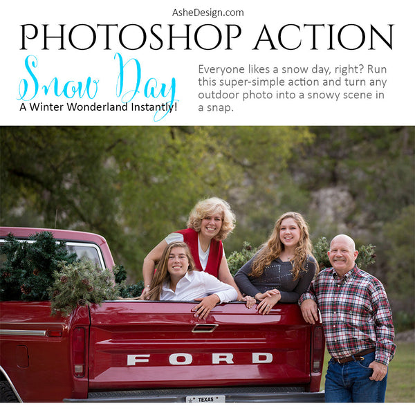 Photoshop Action Snow