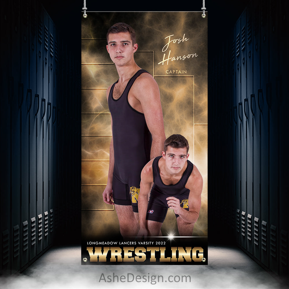 3x6 Amped Sports Banner - Electric Explosion Wrestling