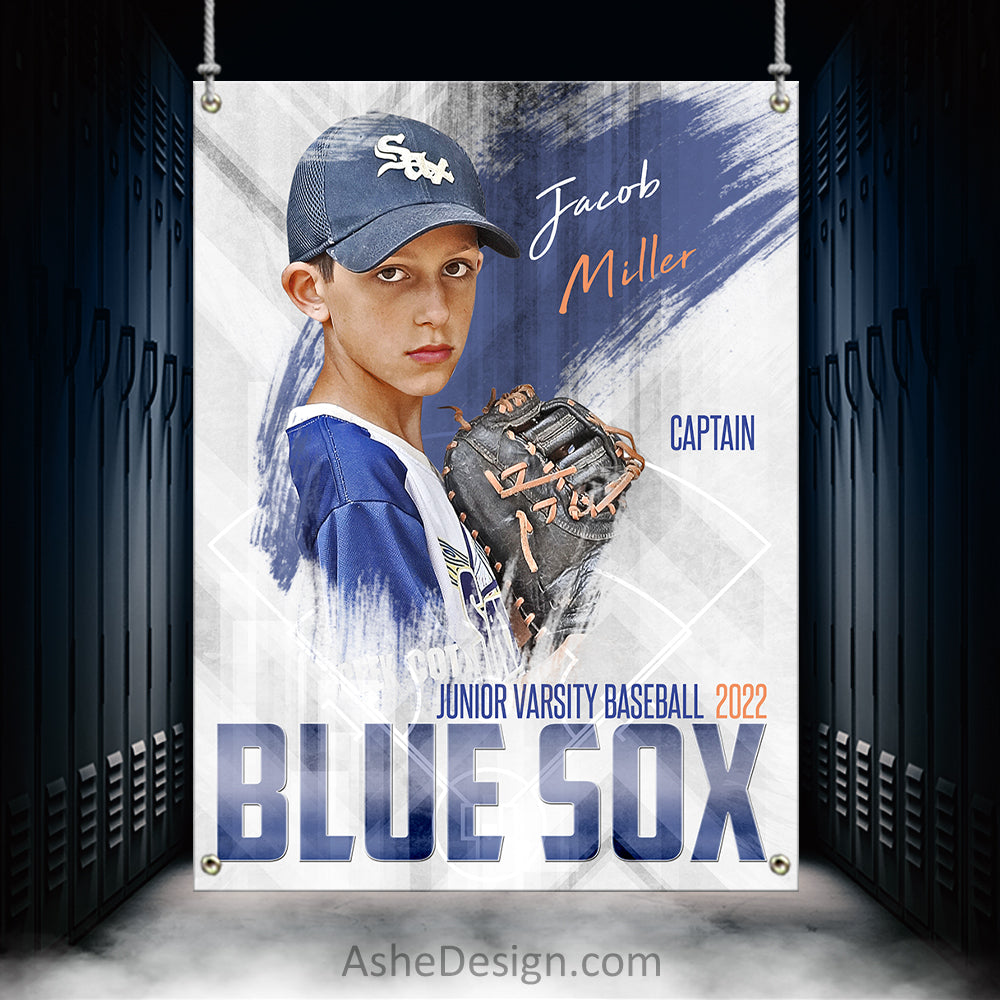 Baseball Poster, Photoshop Template, Baseball Banner, Digital Background, Senior Banner, Baseball Template, Sports Poster, Custom Banner, photoshop services, Baseball Backdrop, baseball mom, tball gift, tball poster