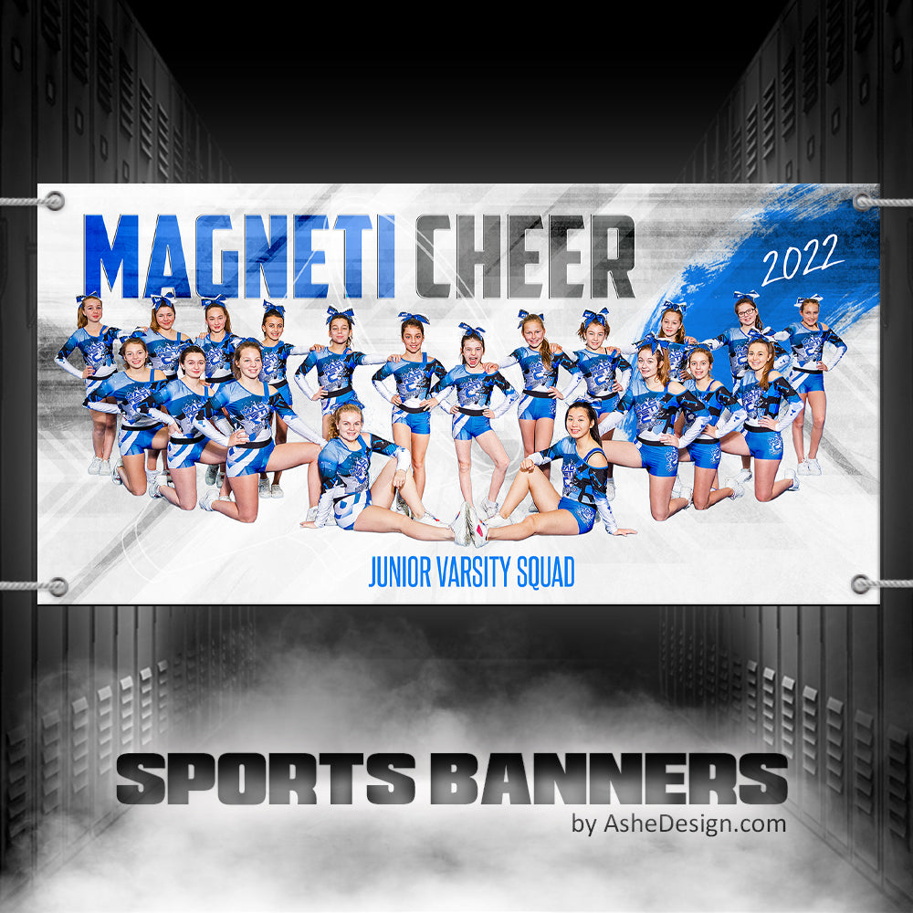 4x8 Team Sports Banner - Painted Cheer