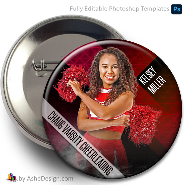 Sports Button - Multisport Photoshop Template Extreme Athlete