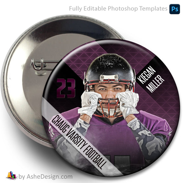 Sports Button - Multisport Photoshop Template Extreme Athlete