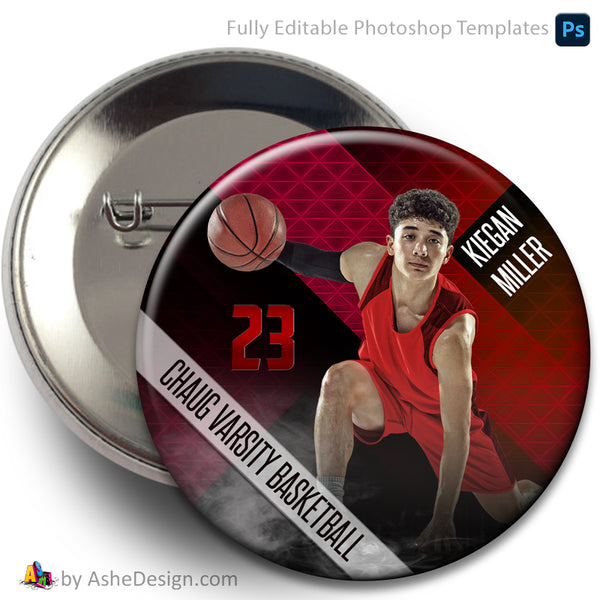 Sports Button - Multisport Photoshop Template Extreme Athlete