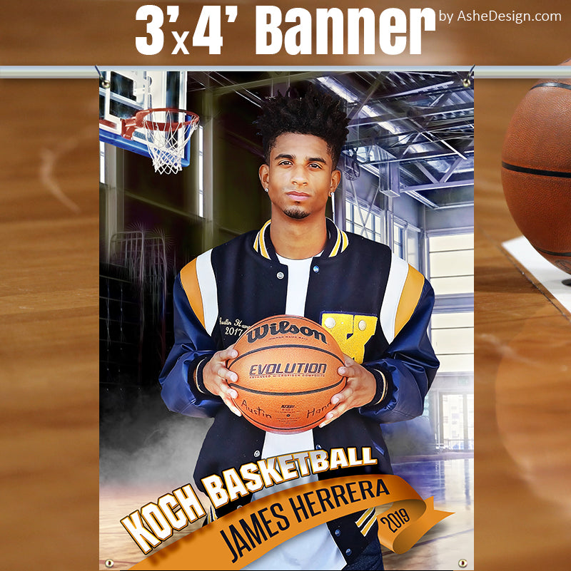 Basketball, Photoshop Template, Digital Background, Basketball Template, basketball poster, senior banner, Sports Poster, Custom Banner, Basketball Backdrop, Basketball Banner, photoshop services, basketball mom