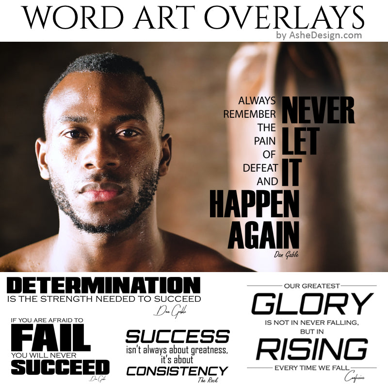 Ashe Design Word Art Overlays - Success Story