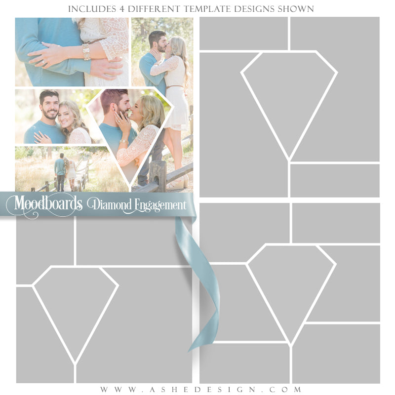 Ashe Design 12x12 Moodboards Instagram Blog Wedding Engagement