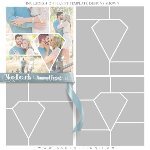 Ashe Design 12x12 Moodboards Instagram Blog Wedding Engagement
