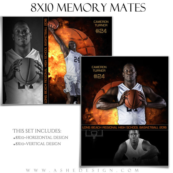 Sports Memory Mates 8x10 - Backdraft Basketball