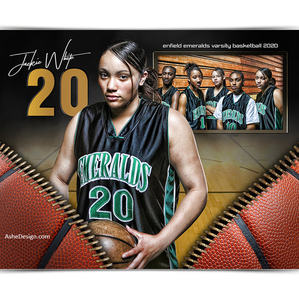 Sports Memory Mates 8x10 - Unzipped Basketball