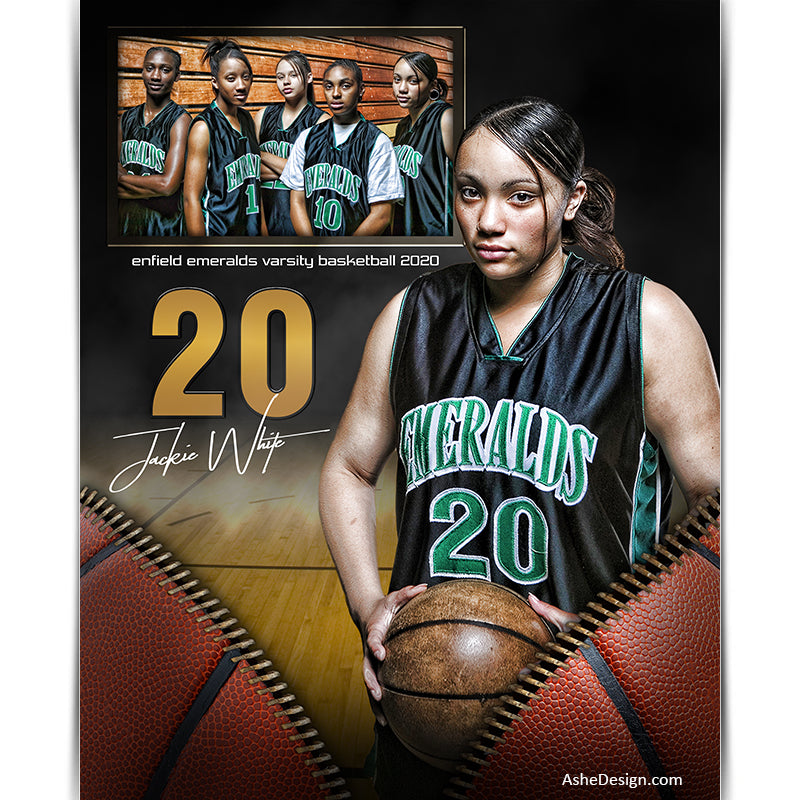 Sports Memory Mates 8x10 - Unzipped Basketball