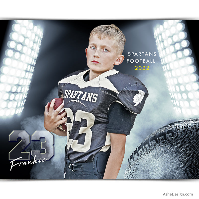 Sports Poster, Photoshop Template, Digital Background, Custom Banner, Senior Banner, Football Poster, Football Banner, Football Template, Football Background, Football Backdrop, Football Digital, Football Mom, Homecoming Poster