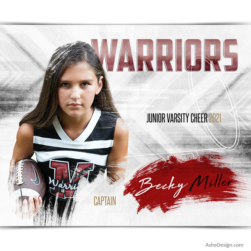 Cheer Photoshop Template, Digital Background, Cheer Template, cheer poster, senior banner, Sports Poster, Custom Banner, Cheer Backdrop, Cheer Banner, photoshop services, cheer mom