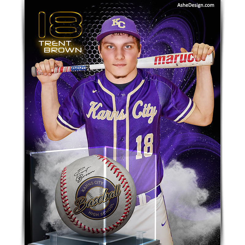 Baseball Poster, Photoshop Template, Baseball Banner, Digital Background, Senior Banner, Baseball Template, Sports Poster, Custom Banner, photoshop services, Baseball Backdrop, baseball mom, tball gift, tball poster