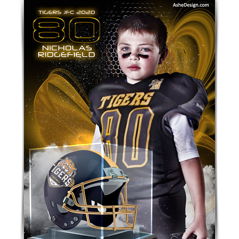Sports Poster, Photoshop Template, Digital Background, Custom Banner, Senior Banner, Football Poster, Football Banner, Football Template, Football Background, Football Backdrop, Football Digital, Football Mom, Homecoming Poster
