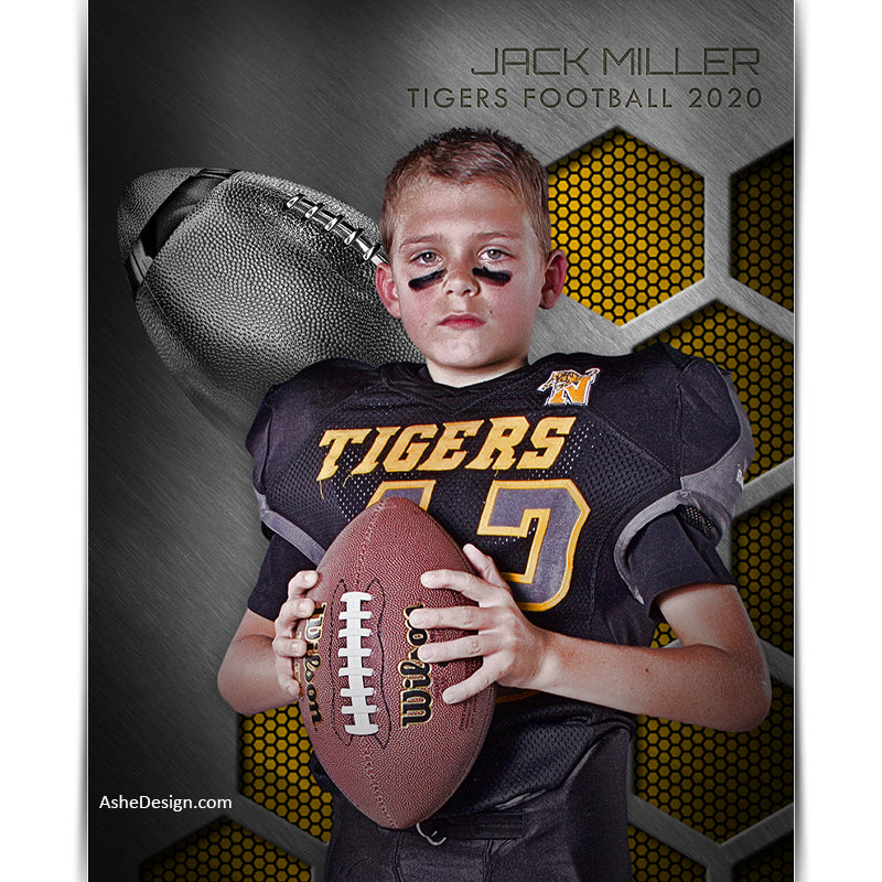 Sports Poster, Photoshop Template, Digital Background, Custom Banner, Senior Banner, Football Poster, Football Banner, Football Template, Football Background, Football Backdrop, Football Digital, Football Mom, Homecoming Poster