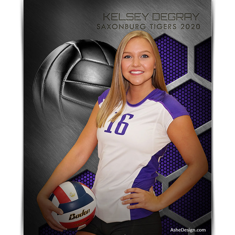 Amped Effects - Honeycomb Steel - Volleyball