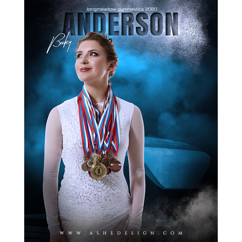 Ashe Design 16x20 Amped Effects - In The Shadows Gymnastics Vault