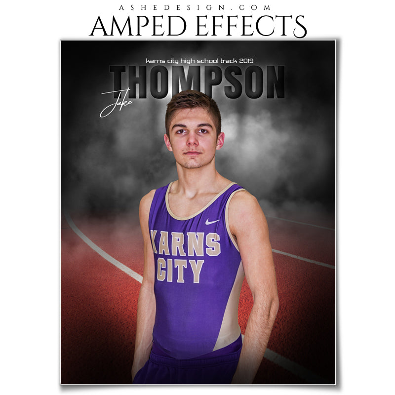 Ashe Design 16x20 Sports Poster for Baseball - In The Shadows Track