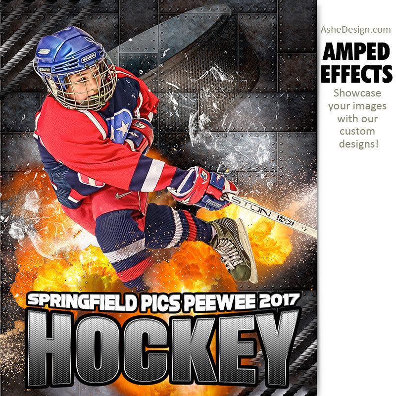 Hockey, Photoshop Template, Digital Background, Hockey Template, hockey poster, senior banner, Sports Poster, Custom Banner, Hockey Backdrop, Hockey Banner, photoshop services, hockey mom