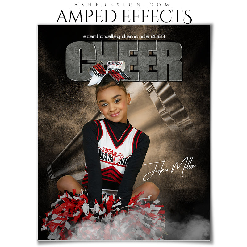 Cheer Photoshop Template, Digital Background, Cheer Template, cheer poster, senior banner, Sports Poster, Custom Banner, Cheer Backdrop, Cheer Banner, photoshop services, cheer mom