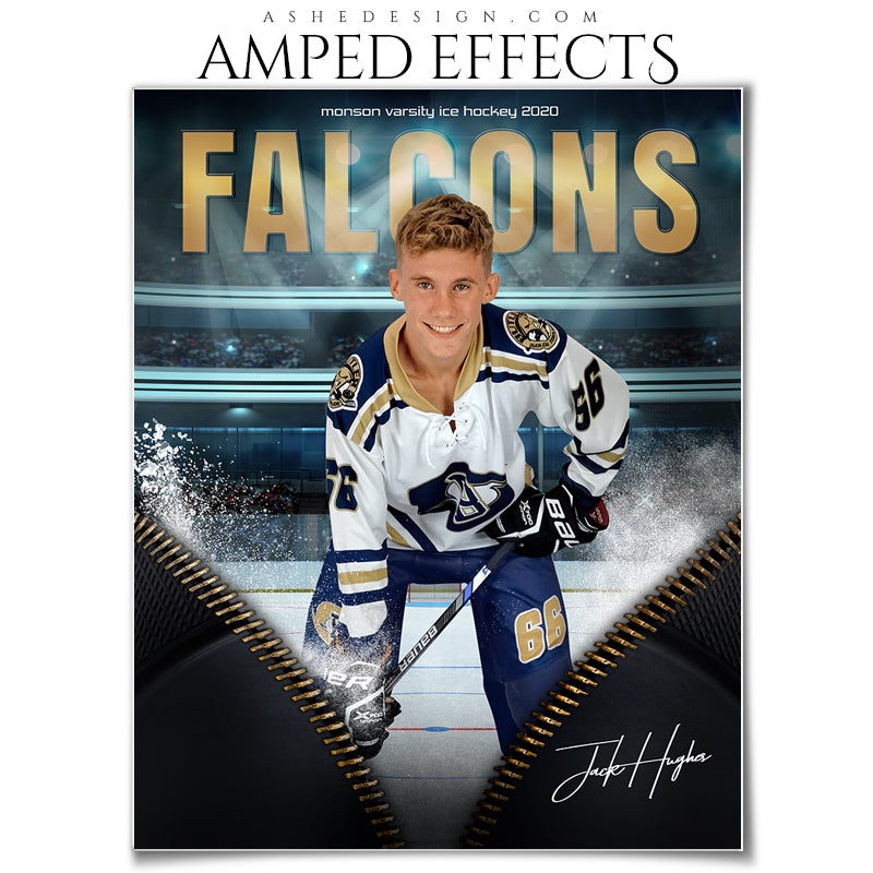Hockey, Photoshop Template, Digital Background, Hockey Template, hockey poster, senior banner, Sports Poster, Custom Banner, Hockey Backdrop, Hockey Banner, photoshop services, hockey mom