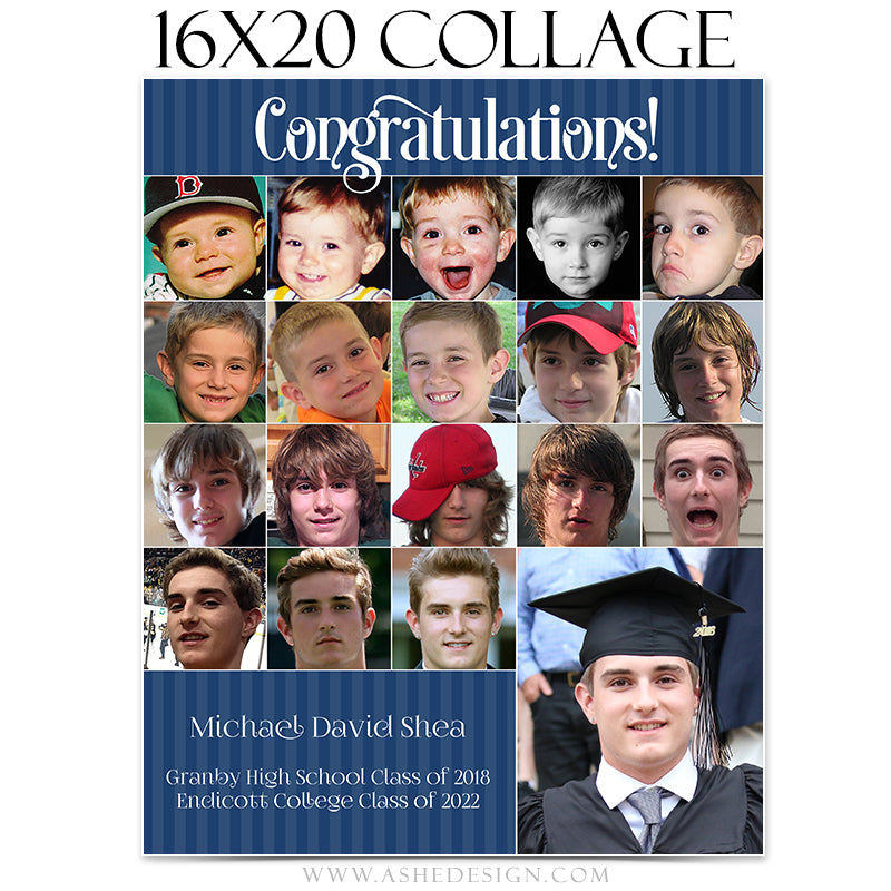Collage Design (16x20) - Through The Years