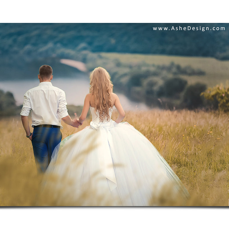 Digital Props 16x20 Backdrop Set - Forever Fields