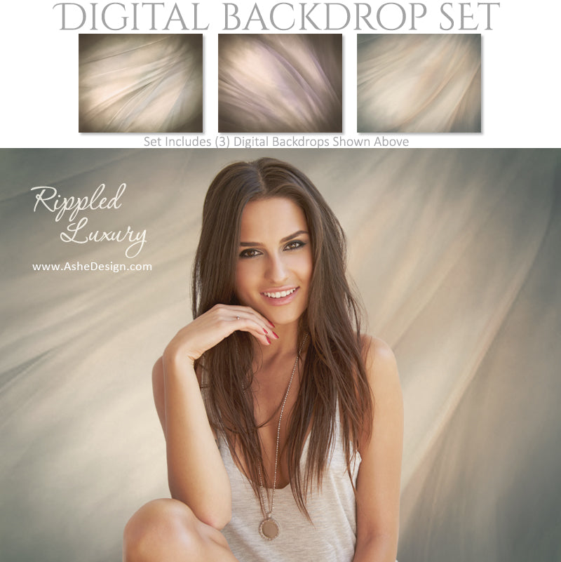Digital Backdrop Set - Rippled Luxury