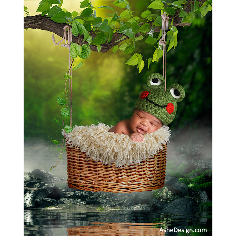 Ashe Design 16x20 Digital Backdrop Set - Rippling Creek AFTER