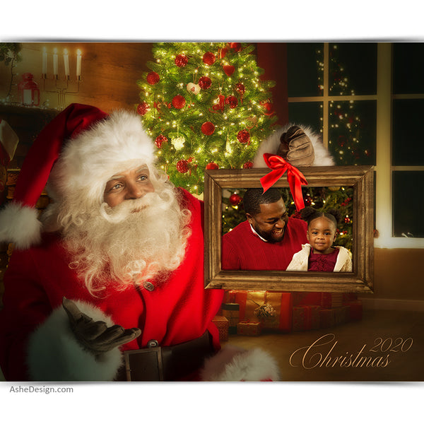 Easy Effects - 16x20 African American Santa Portraits