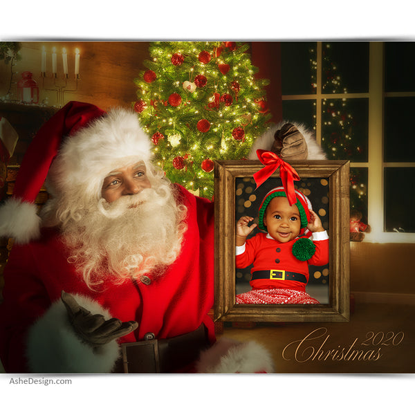 Easy Effects - 16x20 African American Santa Portraits