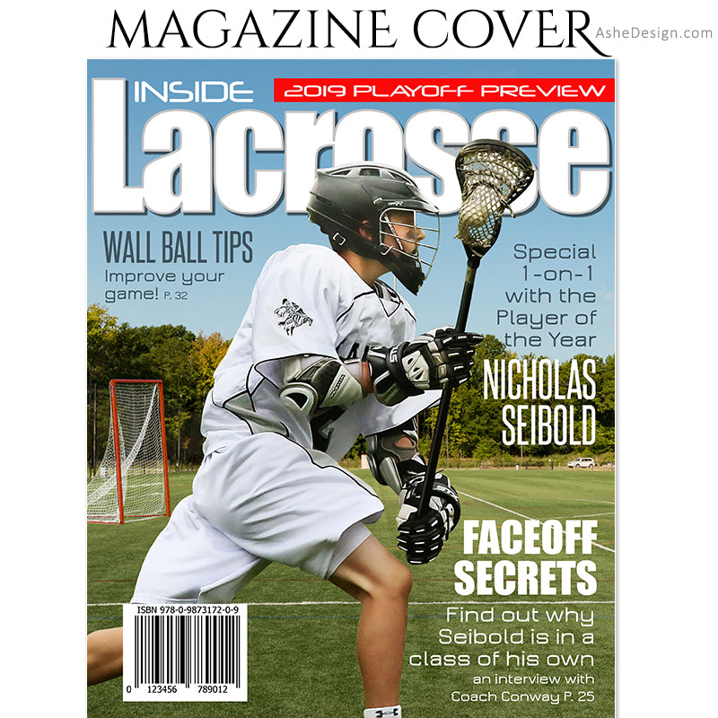 Sports Magazine Cover 8x10 - Inside Lacrosse