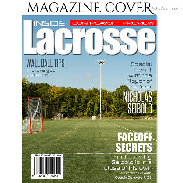 Sports Magazine Cover 8x10 - Inside Lacrosse