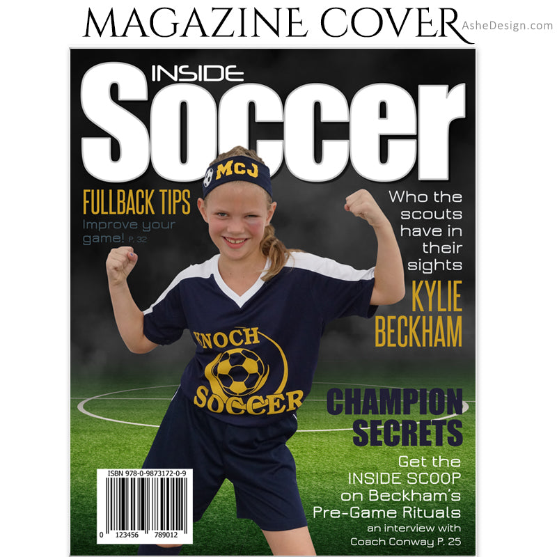 Sports Magazine Cover 8x10 - Inside Soccer
