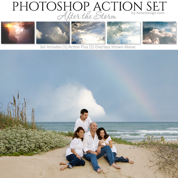 Photoshop Action | Cloud Overlays - After The Storm