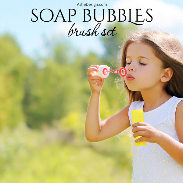 Ashe Design Soap Bubble Photoshop Brushes