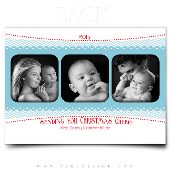 5x7 Flat Christmas Card - Spread Christmas Cheer
