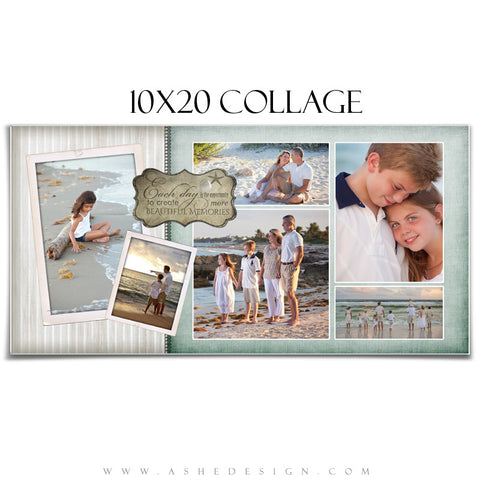 Collage Template (10x20) - By The Seashore