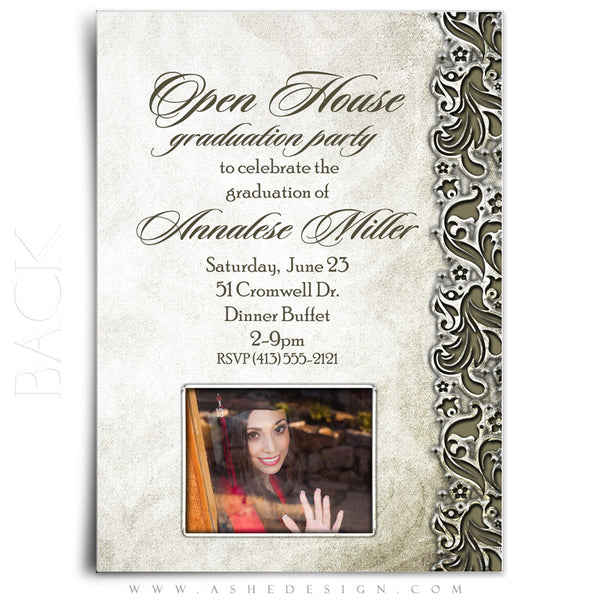 5x7 Flat Senior Girl Card - Annalese