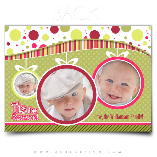 5x7 Flat Christmas Card - Be Jolly