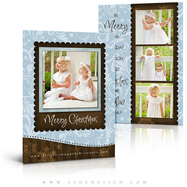 5x7 Flat Christmas Card - Be Merry