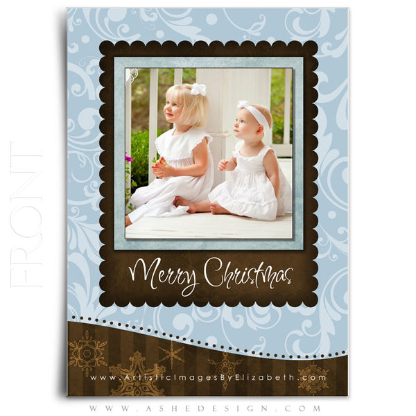 5x7 Flat Christmas Card - Be Merry