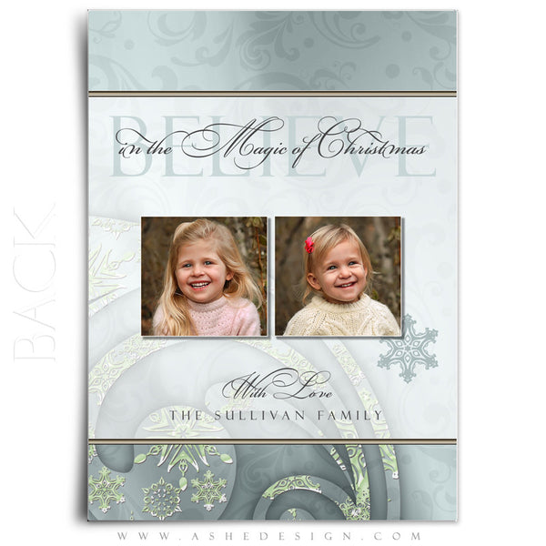 5x7 Flat Christmas Card - Believe